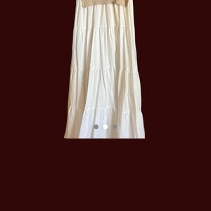 Elegant White Maxi Skirt